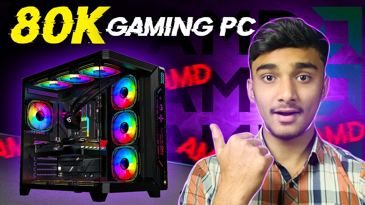 80k BEST AMD GAMING PC || 80,000 GAMING PC IN 2026