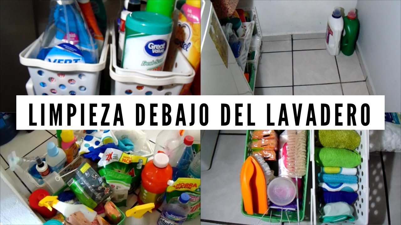 ORGANIZACIÓN Y LIMPIEZA Debajo del Lavadero
