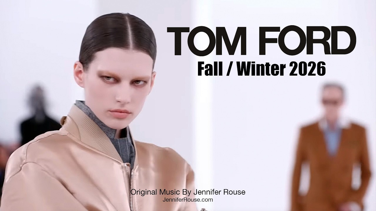 Показ мод TOM FORD осень/зима 2026 (FW26) | Париж | Оригинальная музыка Дженнифер Роуз