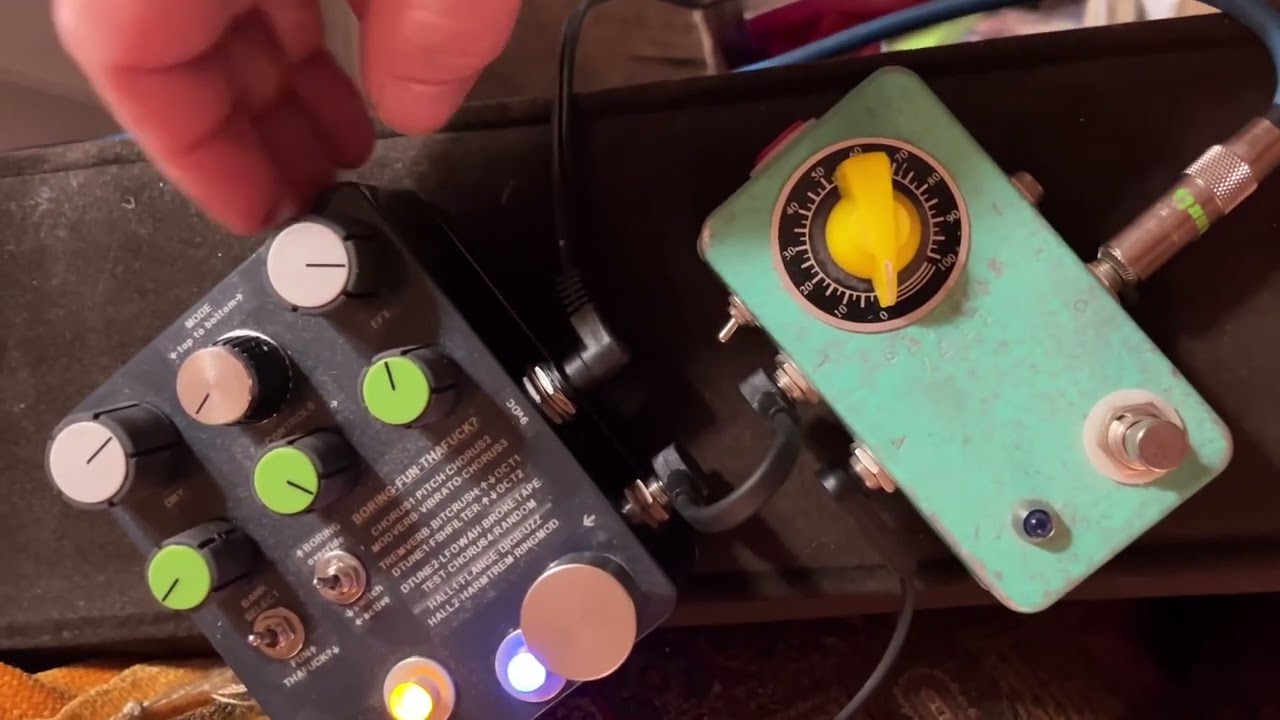 Feedback Looper with FV-1 multi effects box ￼