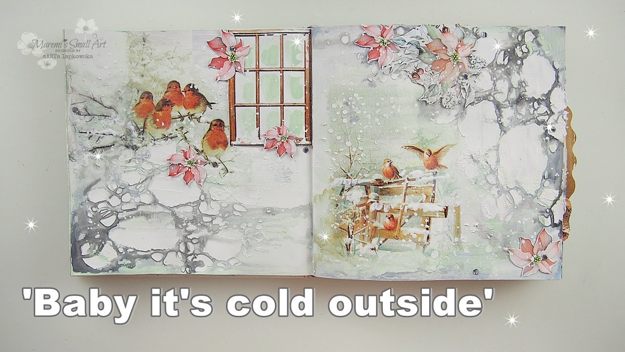 DecoJournal Winter Inspiration Collage Tutorial ♡ Maremi's Small Art ♡