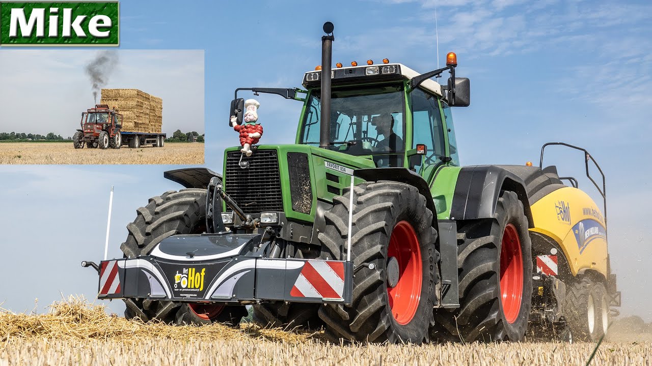 2020 | Fendt Favorit 824 - Fiat 70-90 SOUND | Straw baling | Het Hof Elburg.