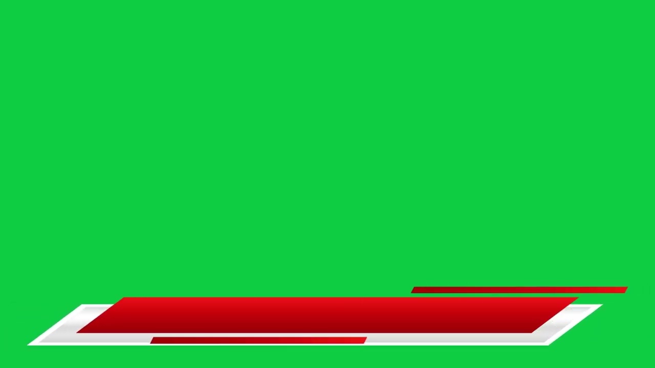 Lower Third Animation | Stock Footage | Green Screen | Royalty-Free