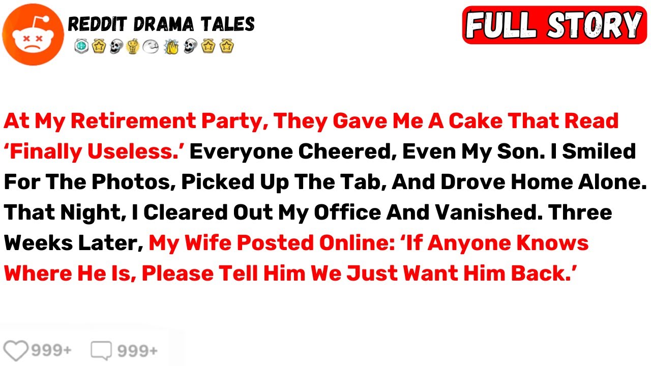 At My Retirement Party, They Gave Me A Cake That Read ‘Finally Useless... - Best Reddit Stories