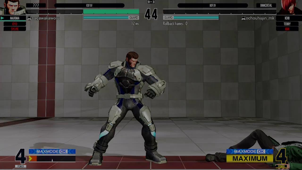 【KOF15】身内とまったり対戦（山手さん）