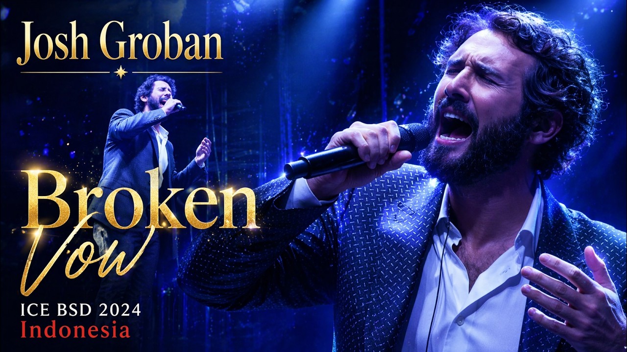 Josh Groban Broken Vow, David Foster 2024 OCBC Premium at Jakarta ICE BSD 14 June 2024