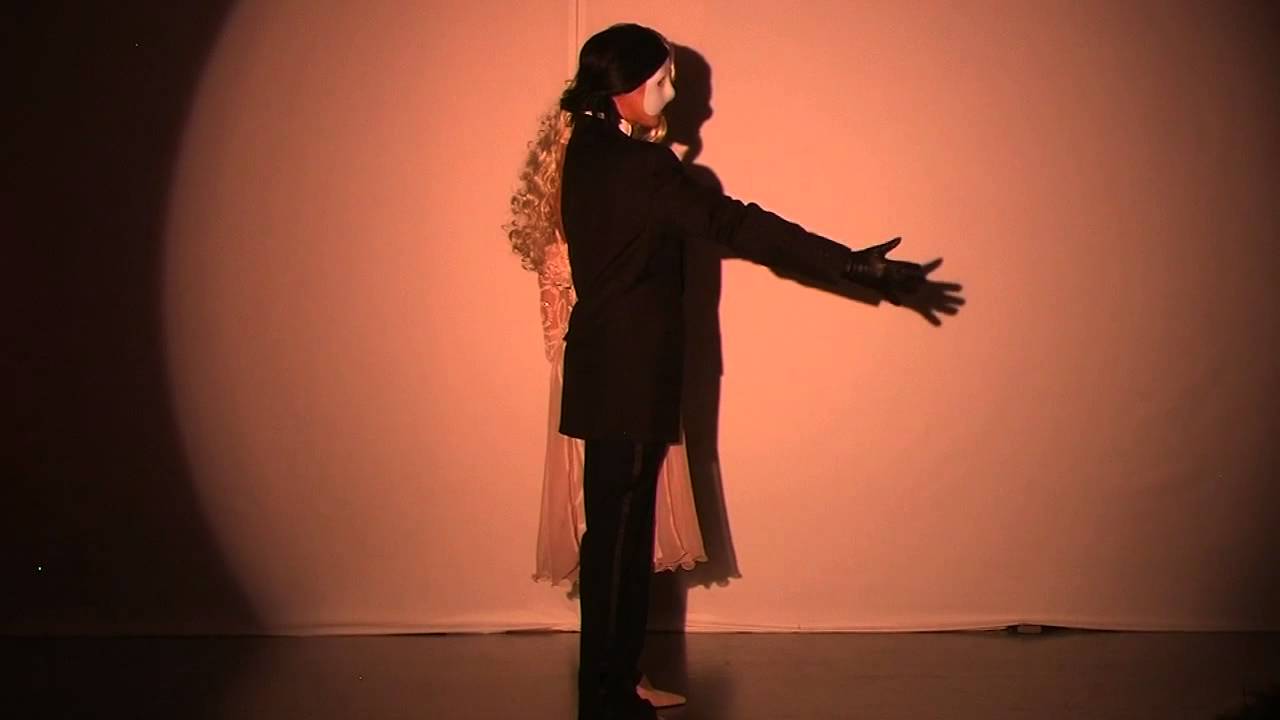 Phantom of the Opera drag style.