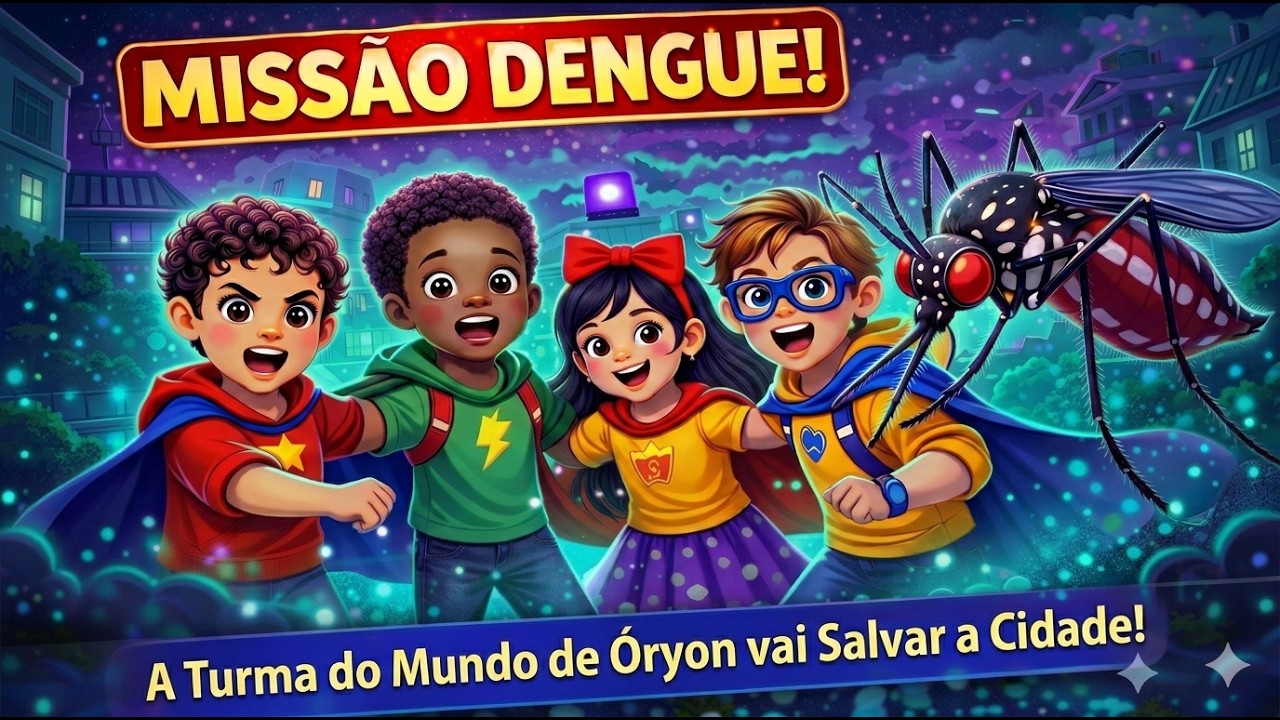 Vamos Derrotar a Dengue? Como a Turma do Mundo de Óryon vai combater a  Dengue? (Assista e Aprenda!)