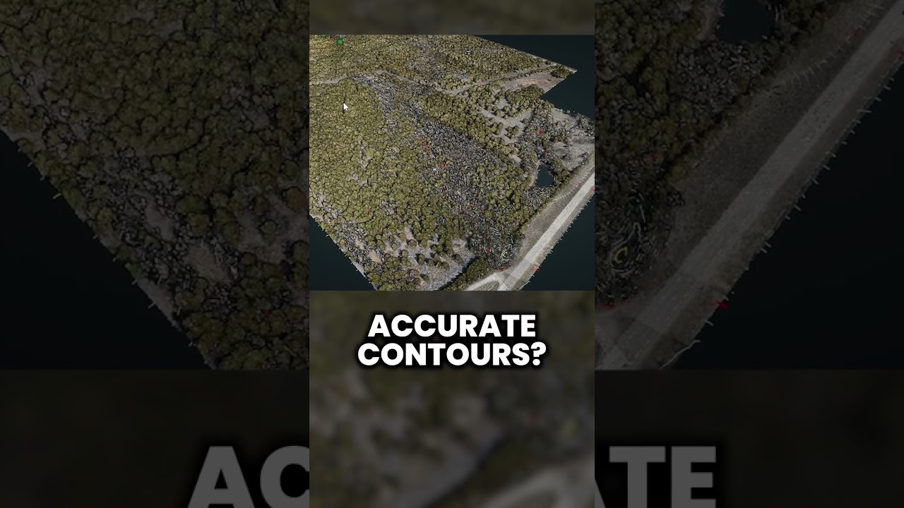 Easily capture contours on vegetation-heavy surveying projects with LiDAR #drone #lidar