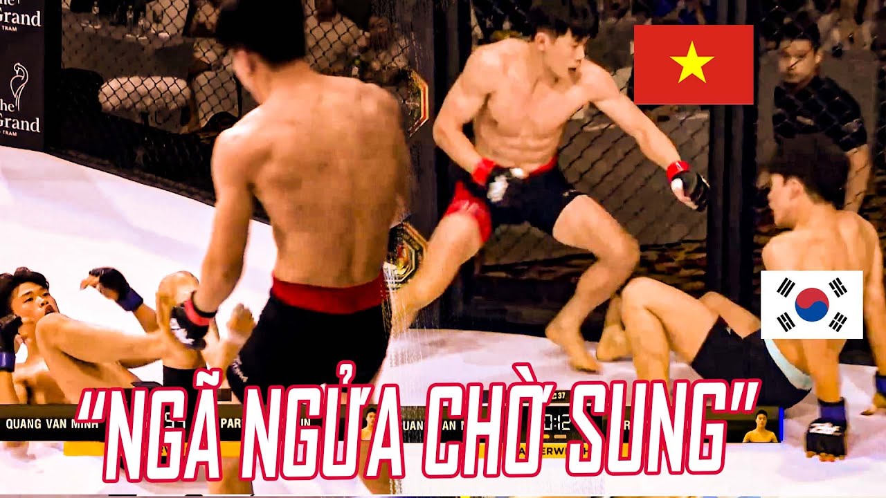 Nhà vô địch Sea Games QUÀNG VĂN MINH đánh đối thủ Hàn Quốc NGÃ LIÊN TỤC vậy mà KẾT QUẢ thật bất ngờ.