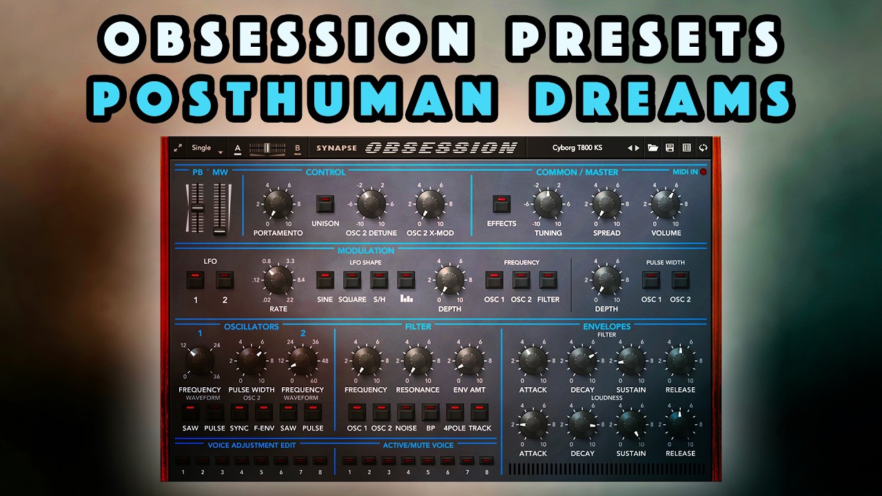 Synapse Audio Obsession: 60 Cinematic Ambient Presets Demo