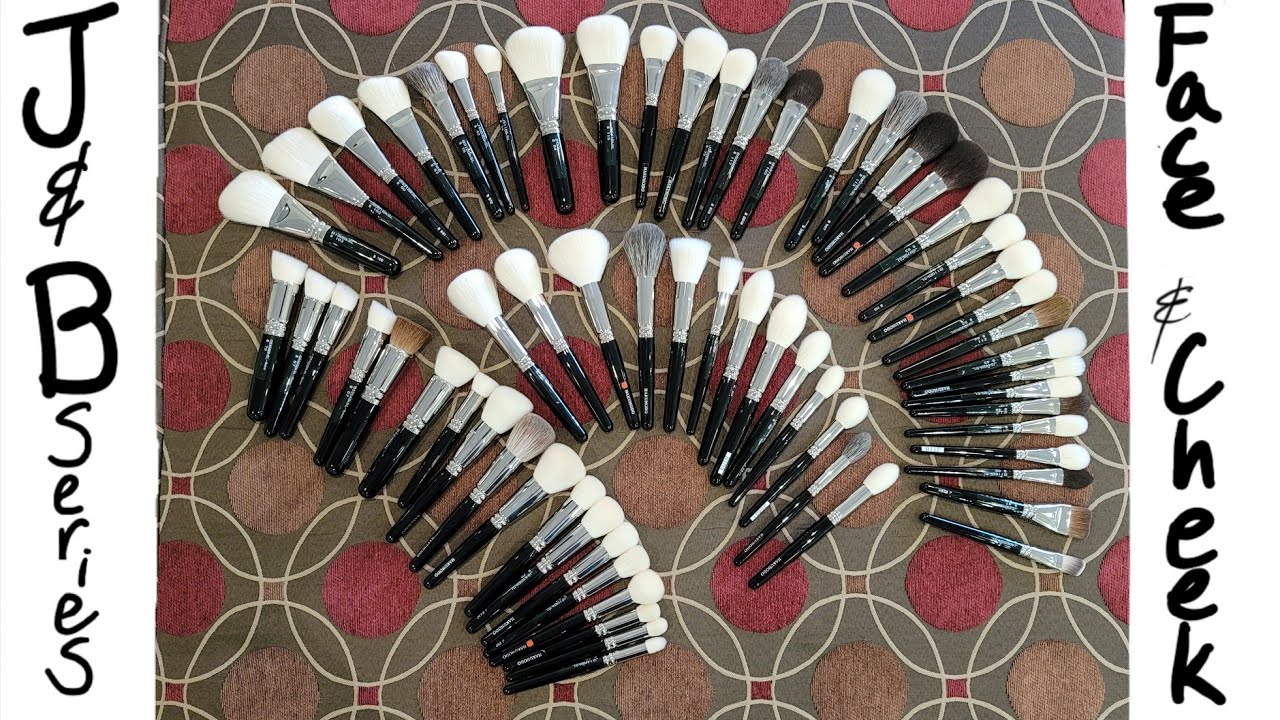 Hakuhodo B Series, J Series, 200 Series Face and Cheek Brushes: Series Overview and Comparison