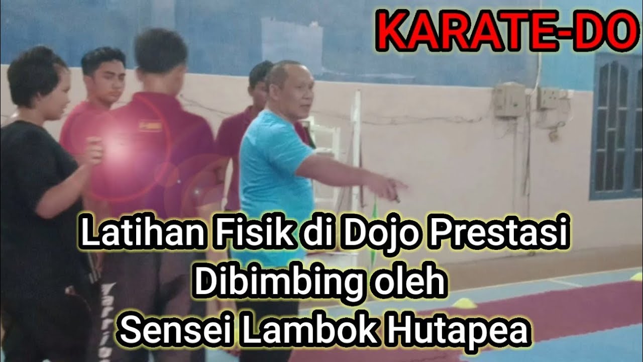 Karate - Latihan Fisik di Dojo Prestasi Shiroite Sumut dipimpin Sensei Lambok Hutapea