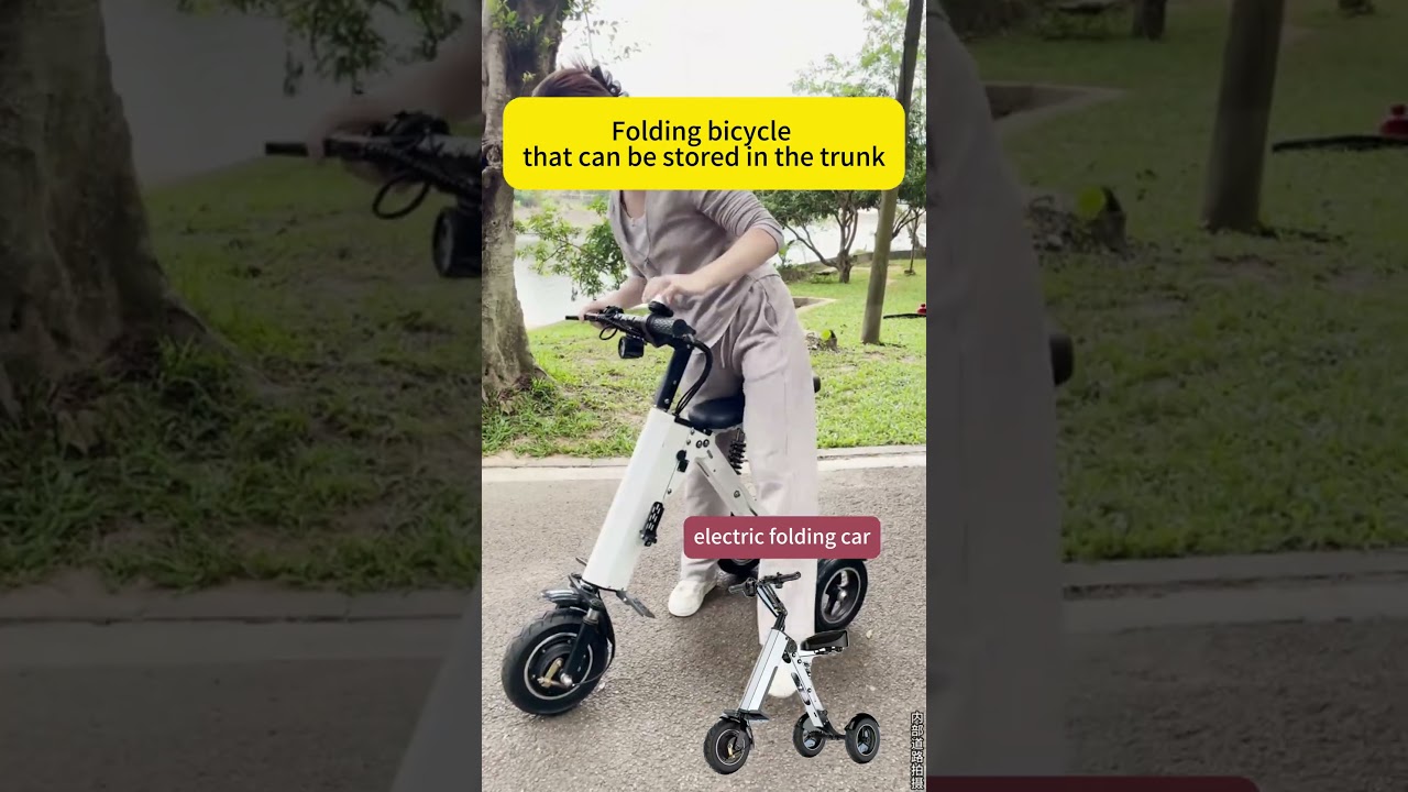 Foldable electric wheelchair
