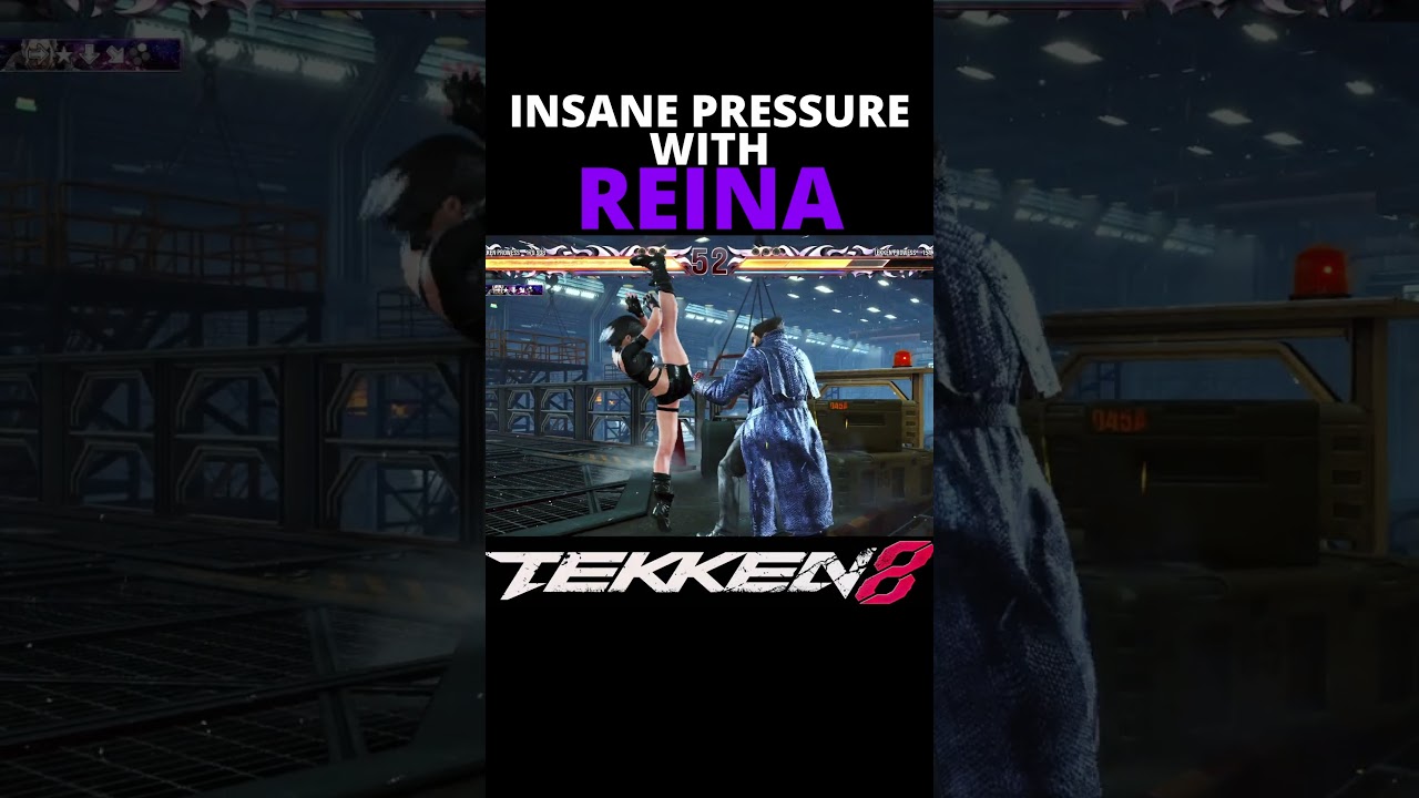 Tekken 8 - REINA pressure against KAZUYA #tekken8 #reinamishima #gaming #mishima #reina