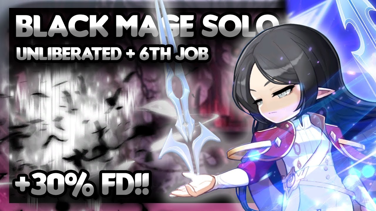 『GMS Kronos』6th Job/UNLIBERATED Adele Black Mage Solo