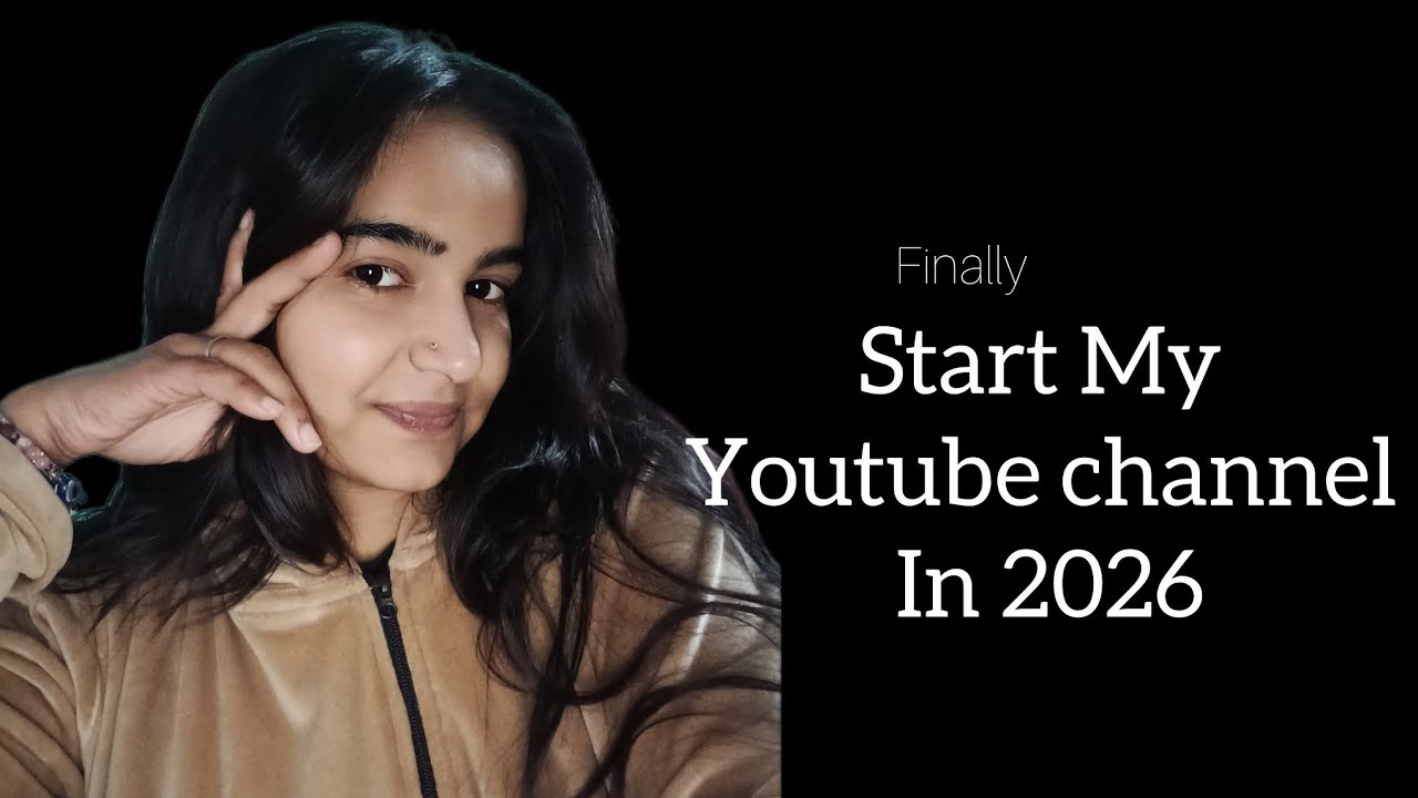 Finally, starting My Youtube channel 😊