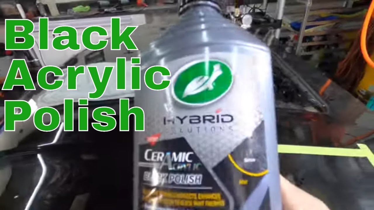 Turtle Wax 53448  Hybrid Solutions Ceramic Acrylic Black Polish!! First Look!
