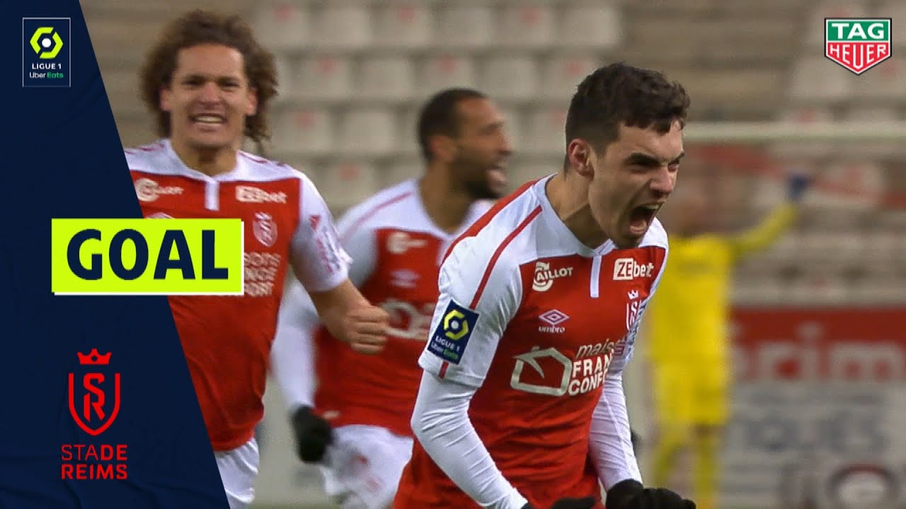 Goal Mathieu CAFARO (58' - STADE DE REIMS) STADE DE REIMS - AS SAINT-&Eacute;TIENNE (3-1) 20/21