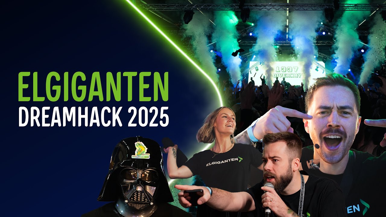 Elgiganten p&aring; Dreamhack 2025! 🔥