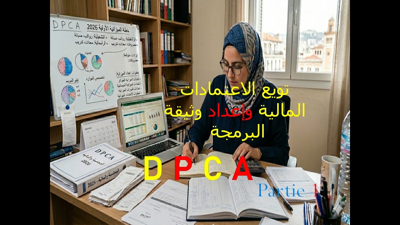 الميزانية الاولية .وو ثيقة البرمجة D P C A
