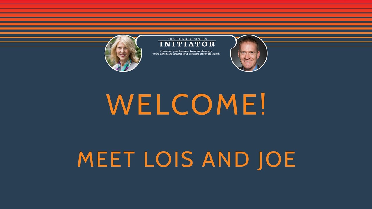 Lois Sonstegard and Joe Lee with Coaching Business Initiator.