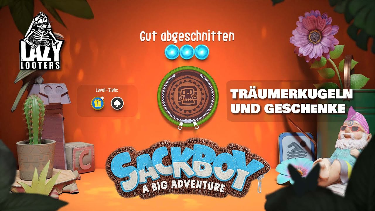 Sackboy - Gut Abgeschnitten - Alle Träumerkugeln und Geschenke