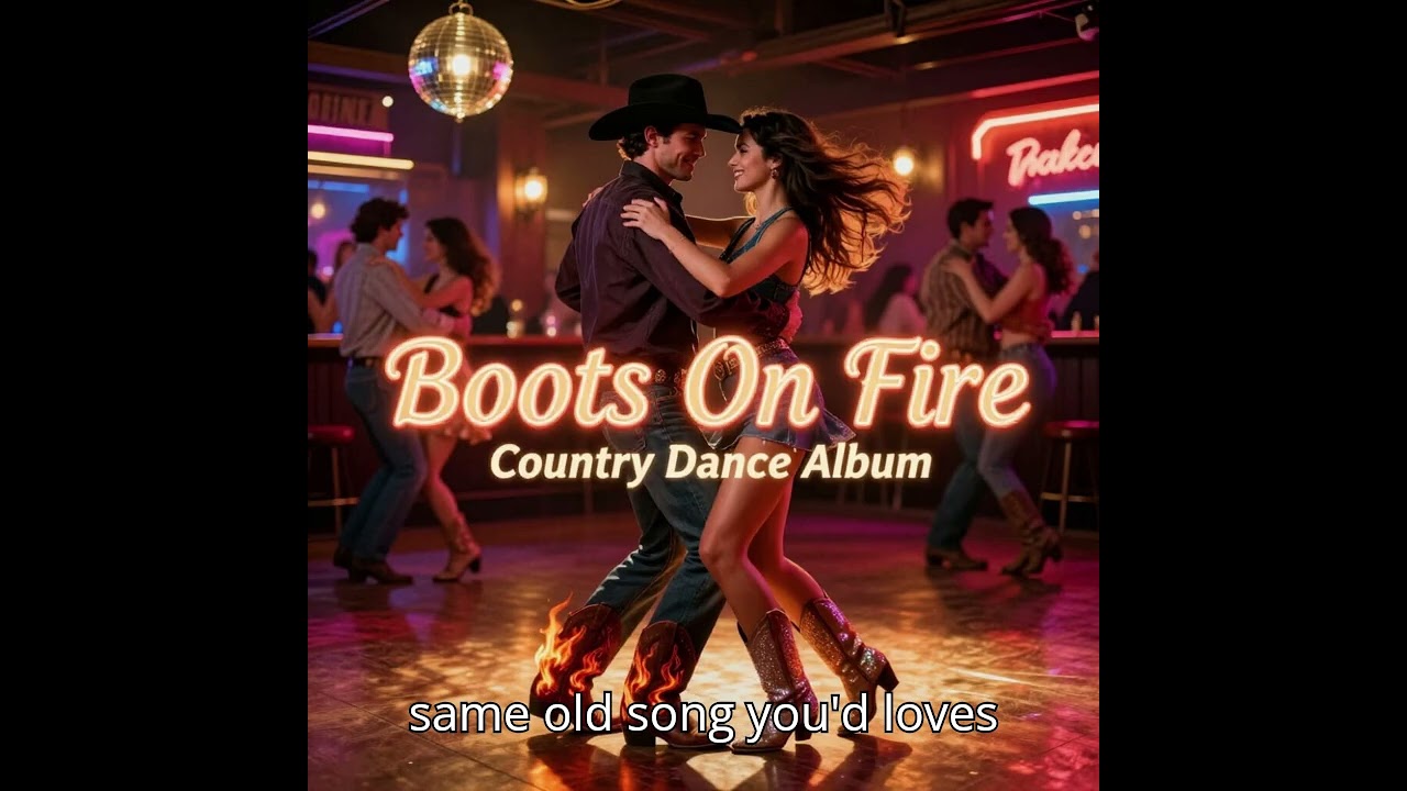 Boots on Fire Country Dance Album #countrymusic #honkytonk #music