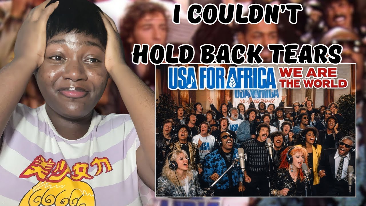 SO EMOTIONAL!!! FIRST TIME REACTION TO USA FOR AFRICA: WE ARE THE WORLD 