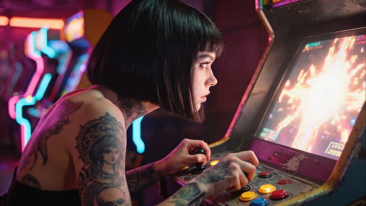 Arcade Meets Electric &ndash; Cosmic Haze Sharpshooter | Energetic Tense Futuristic Alt Rock