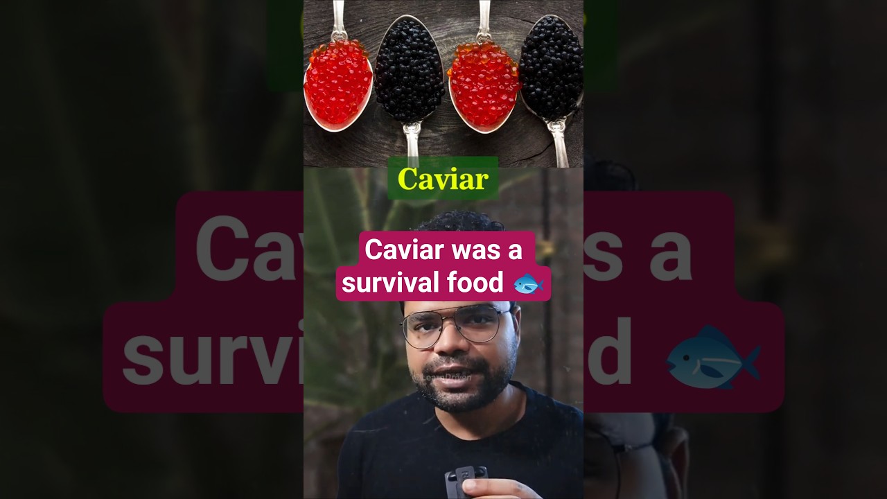 Caviar was a survival food 🐟