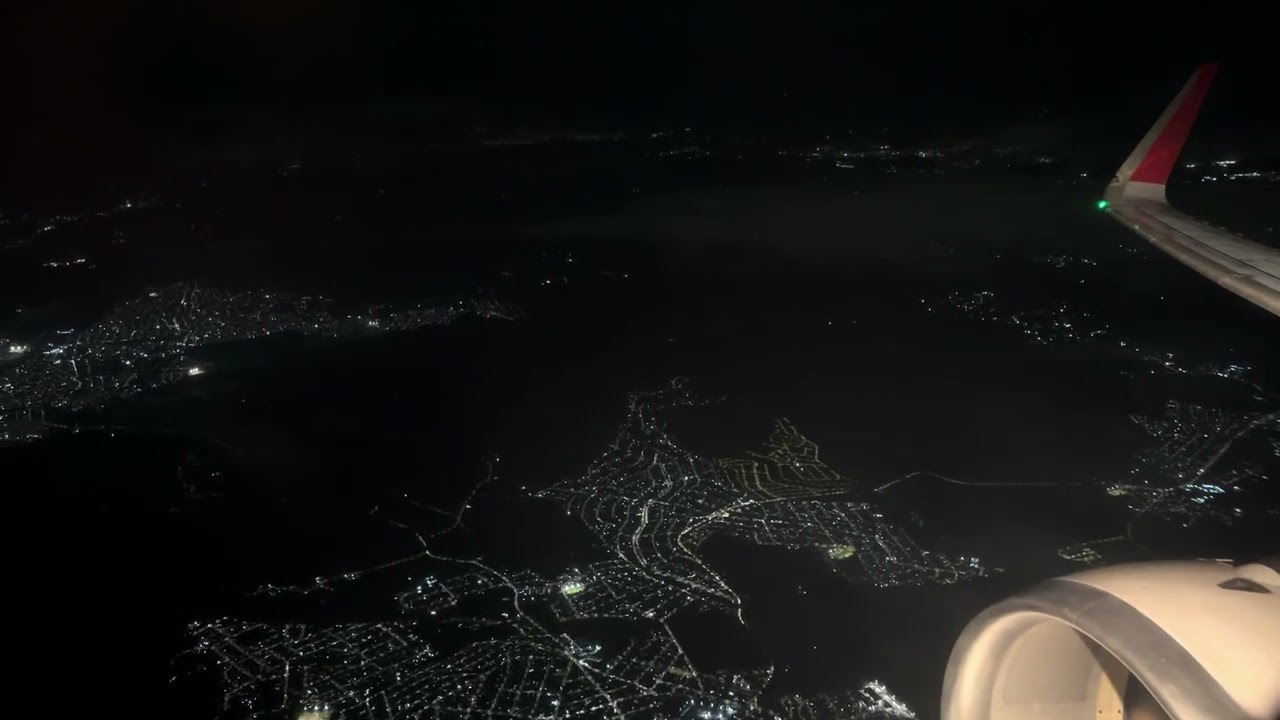 🇧🇷 Decolando em Belo Horizonte Confins à noite com Latam A320