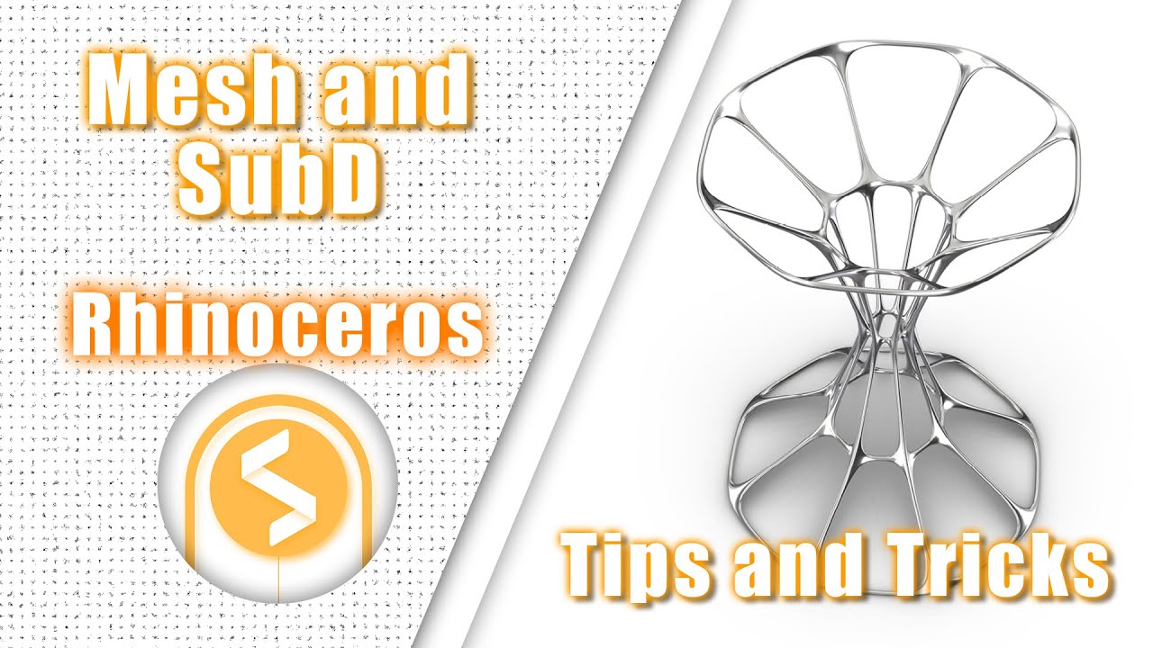 Rhino 3D using Mesh and SubD to create smooth form, entirely in Rhino 3D.