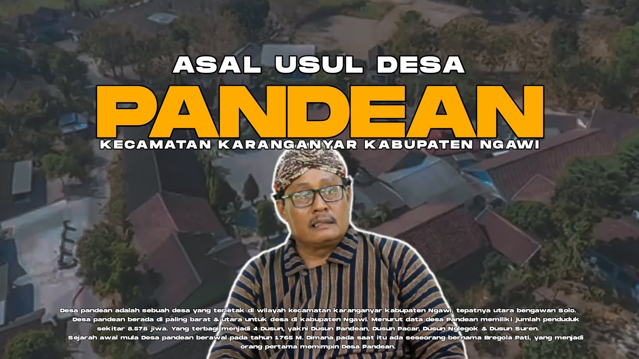 Asal usul Desa Pandean ( Lomba video pendek)