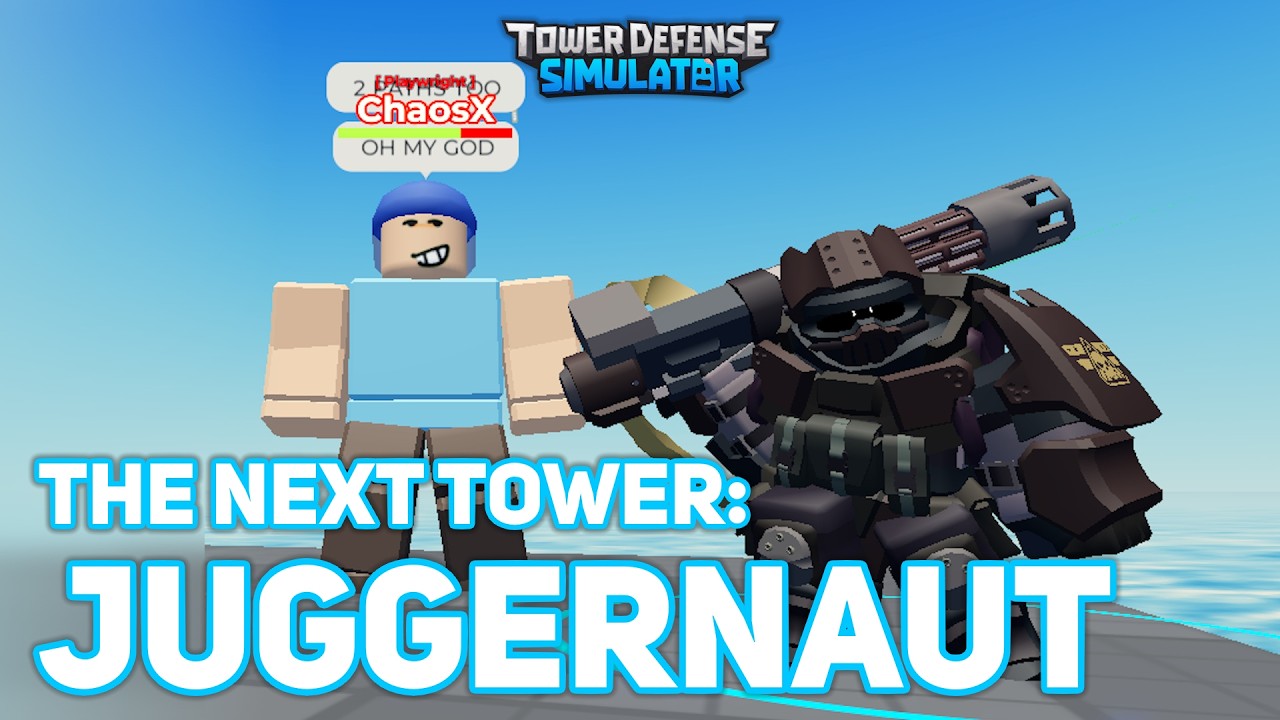 JUGGERNAUT ACCIDENTAL LEAK | Tower Defense Simulator