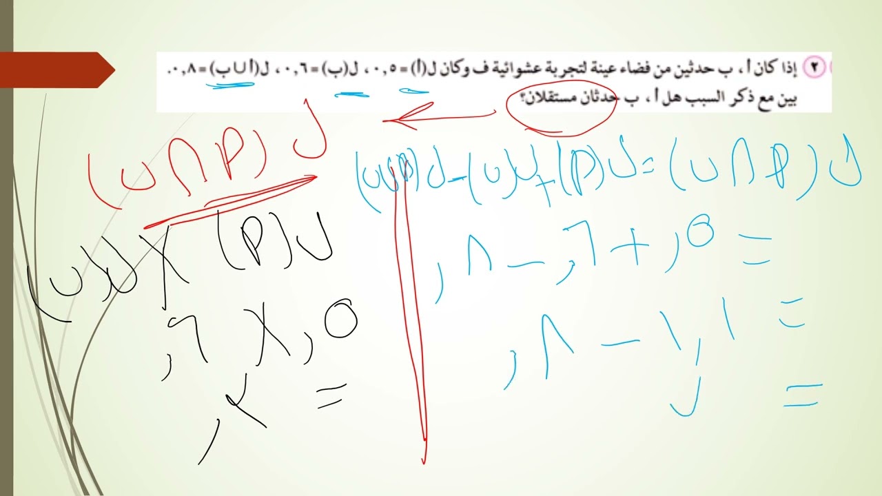 الاحداث المستقلة