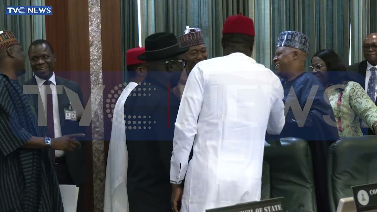 WATCH: Govs Interact With VP Shettima Before Council Of State Meeting