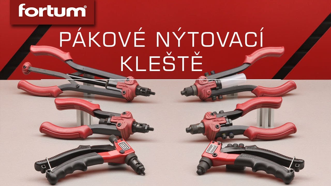 FORTUM #26 CZ Profesionální nýtovací kleště