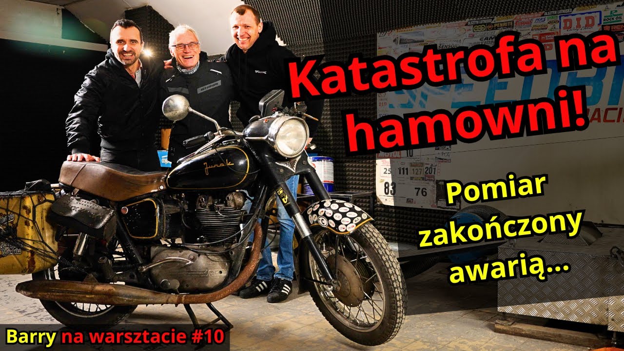 Junak M10 na hamowni: Co tam się wydarzyło!? | Barry na warsztacie #10