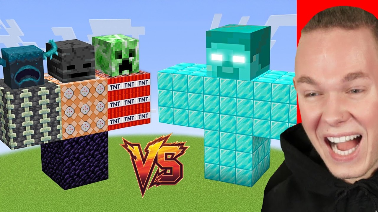 DIAMANT HEROBRINE vs. ALLE BOSSE in Minecraft!