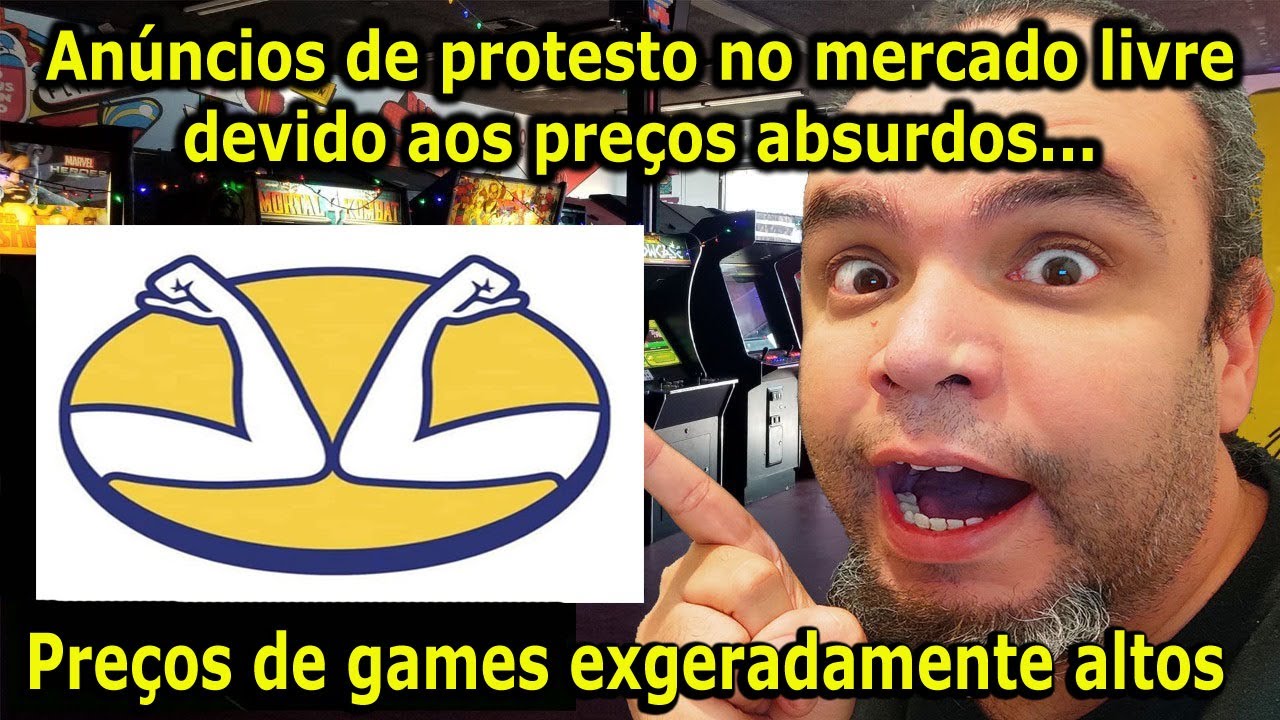Os preços de games no mercado livre passaram tanto do limite, que estão fazendo anúncios de protesto