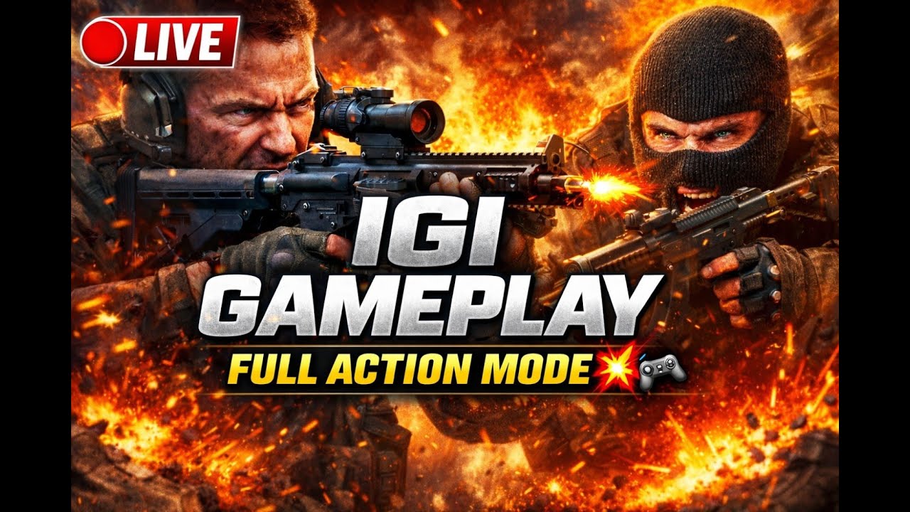 IGI GAMEPLAY 🎮HARD MISSION CHALLENGE 💣