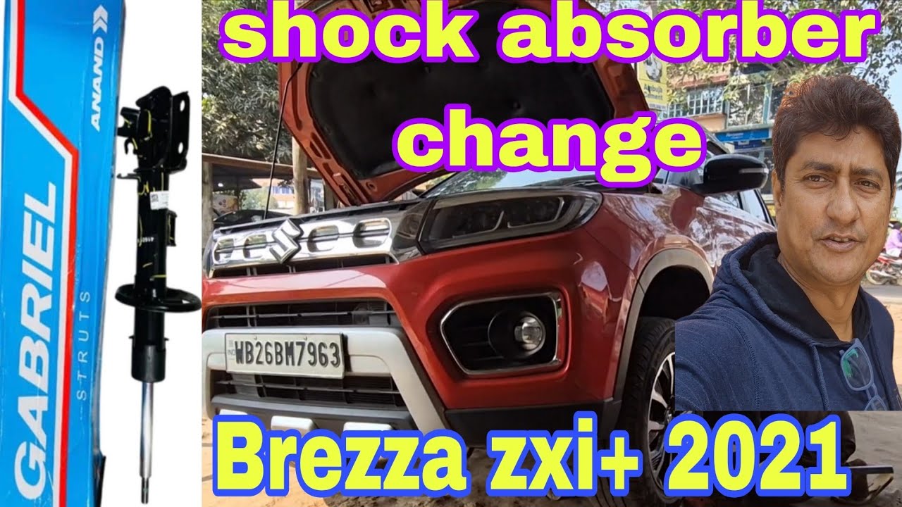 Front Shock Absorber Change my Brezza ZXI Plus 2021|| Shock Absorber Change || vlog - 189 ||