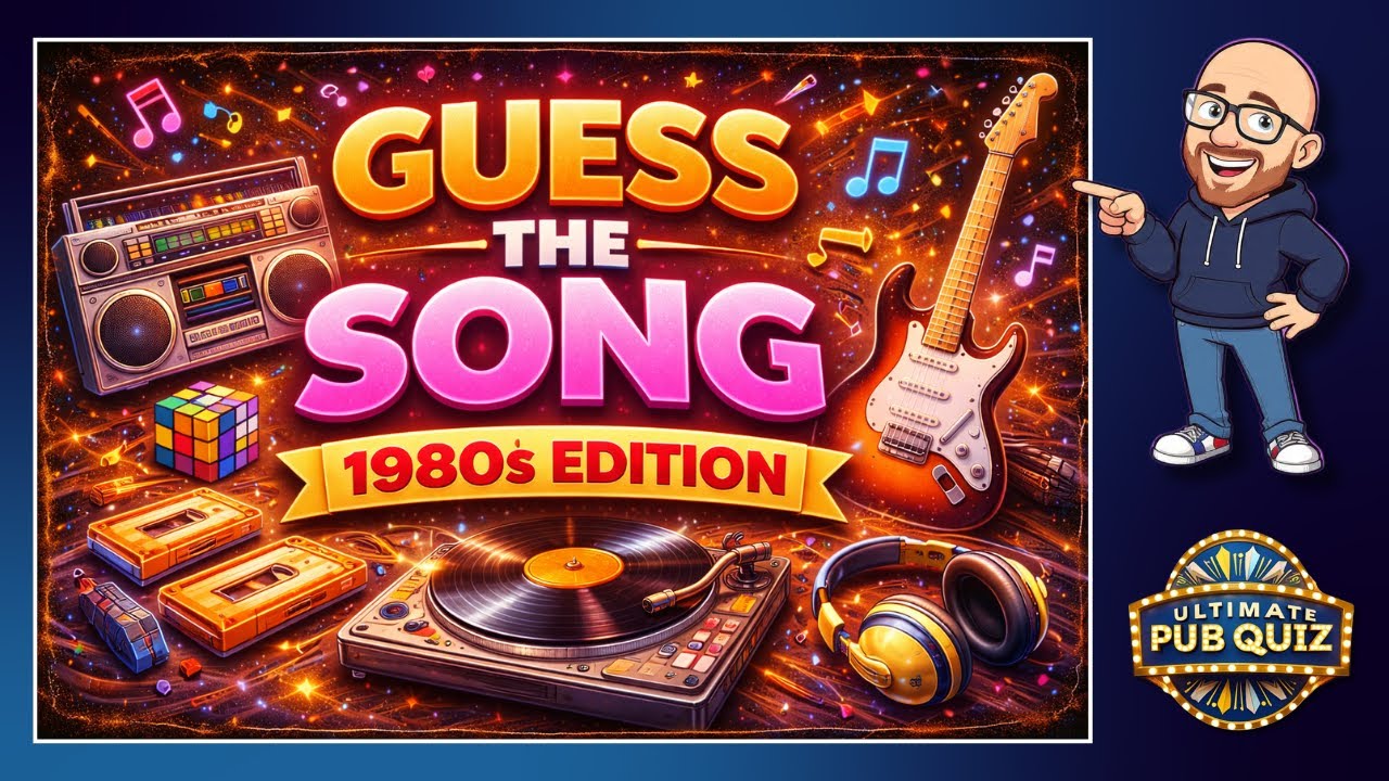 Time Warp 1980s General Knowledge Music Quiz | Ultimate Pub Quiz