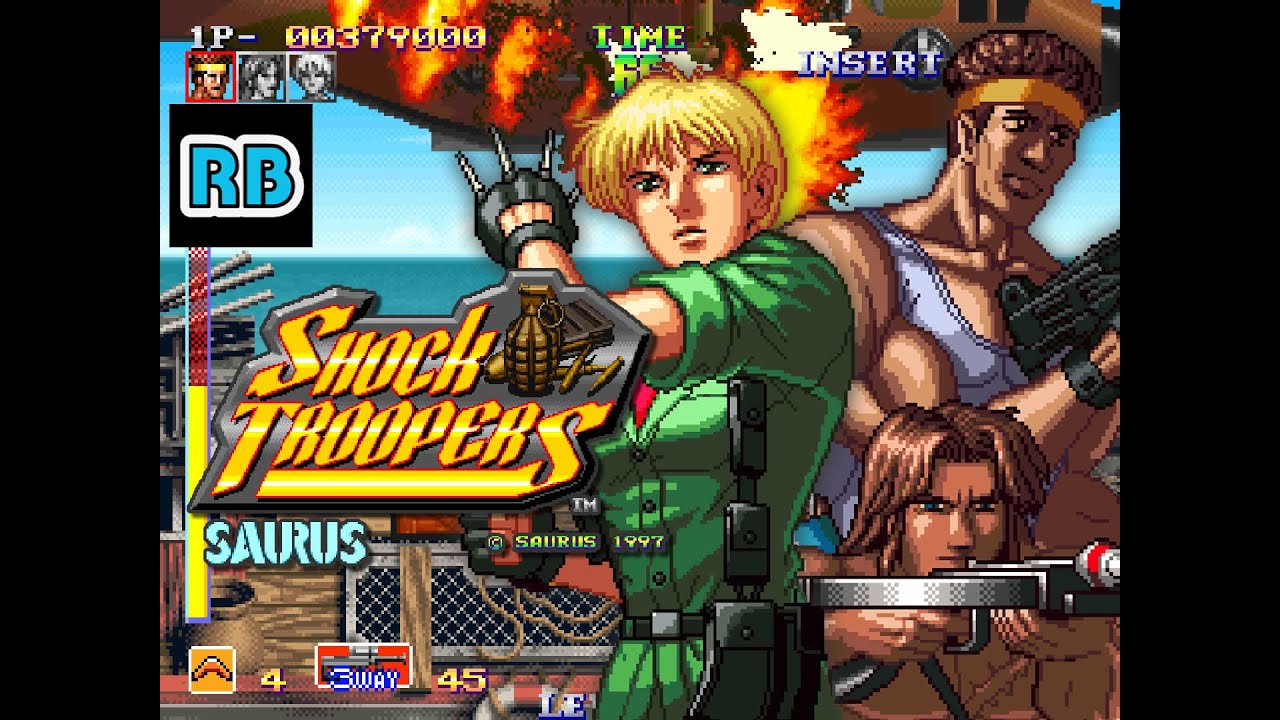 1997 [60fps] Shock Troopers (Euro) Lv8 Team Valley Route ALL