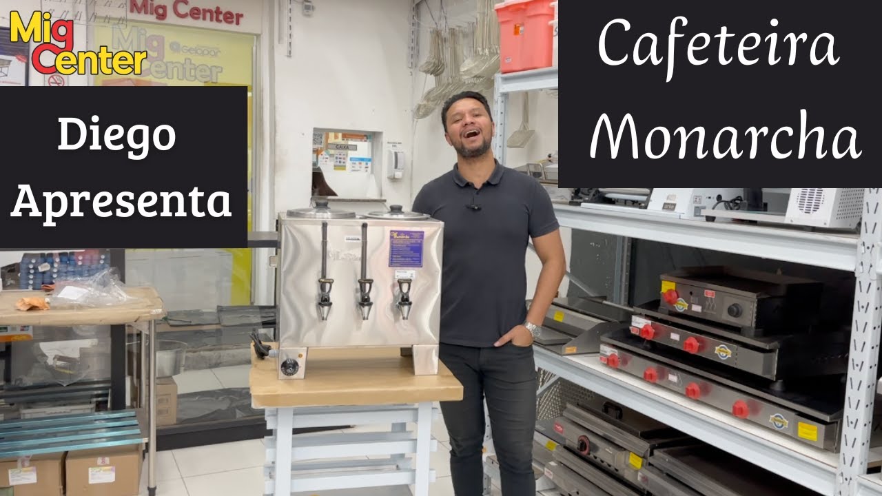Cafeteira Monarcha - Diego Apresenta - Mig Center