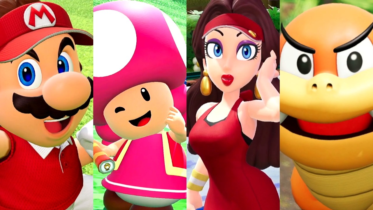 All Character Intro Cutscenes - Mario Tennis Fever (Switch 2)