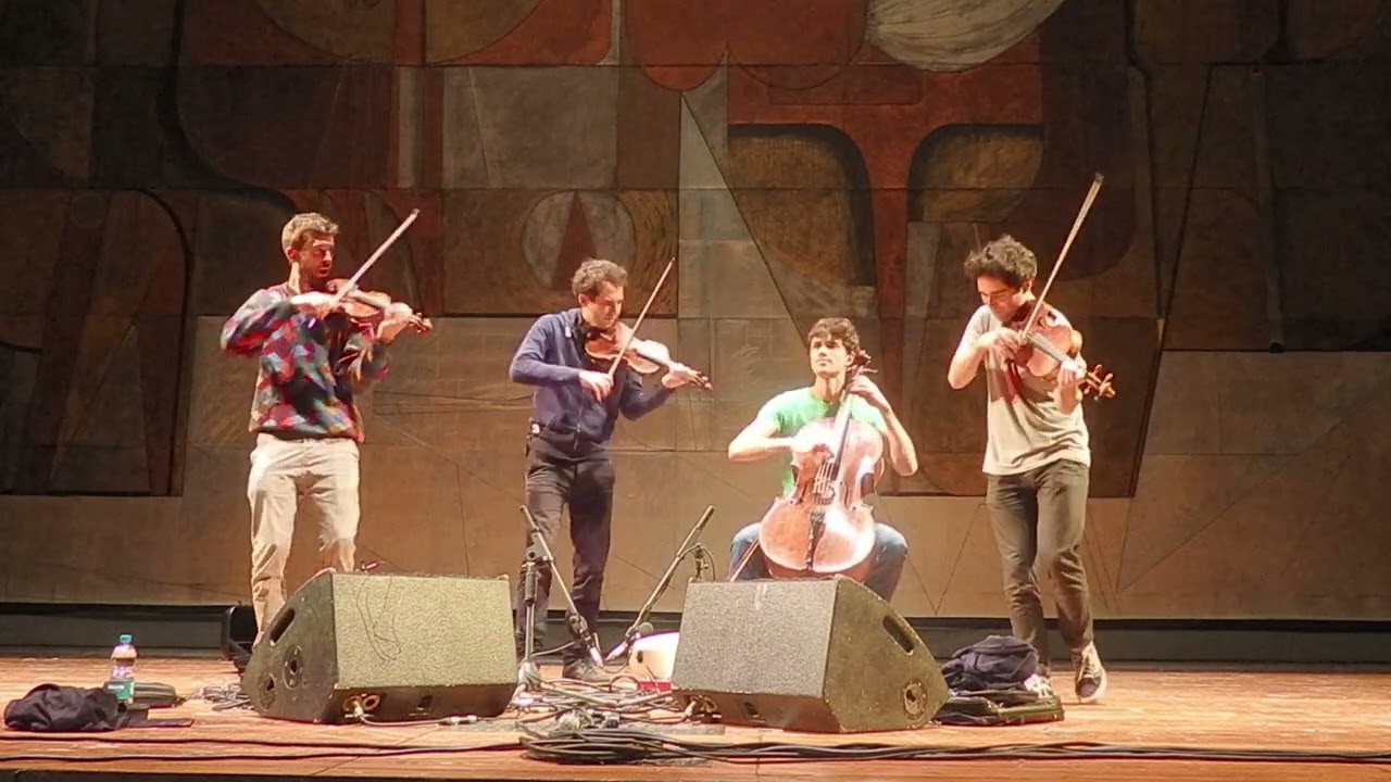 Vision String Quartet - "Copenhagen" da "Spectrum" (backstage al Teatro Carlo Felice di Genova)