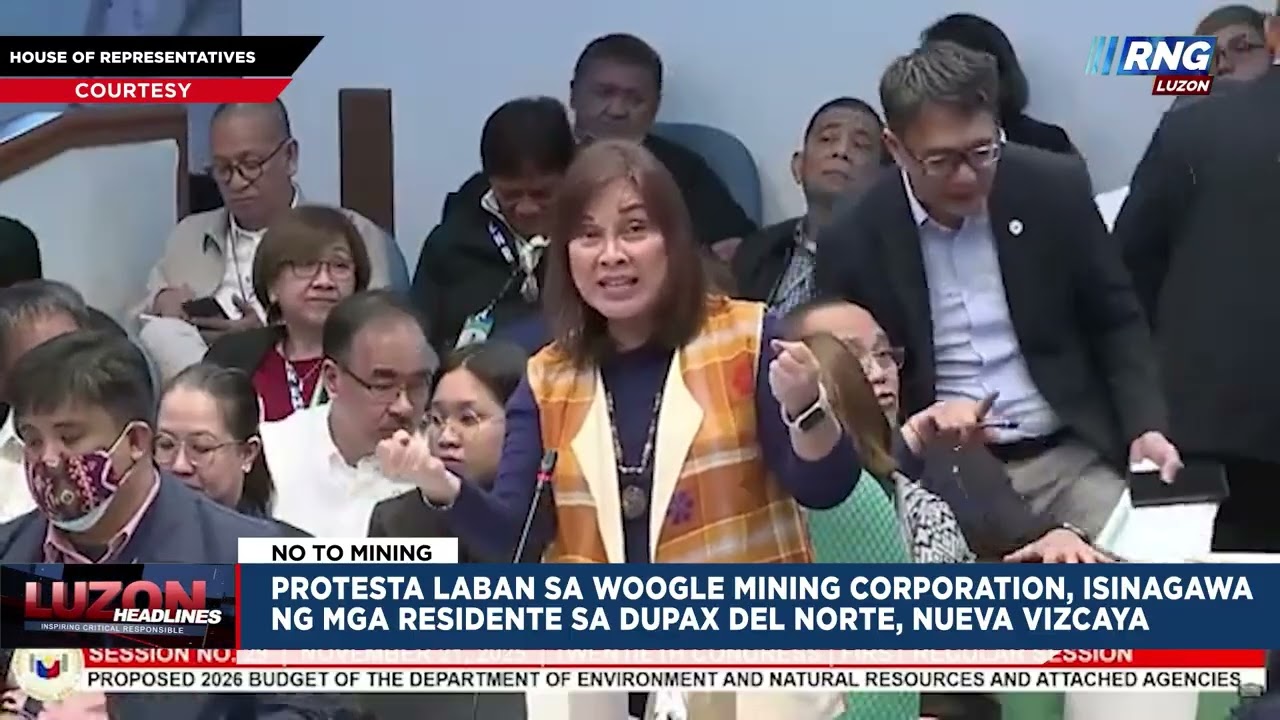 Protesta laban sa Woogle Mining Corp., isinagawa ng mga residente sa Dupax Del Norte, Nueva Vizcaya