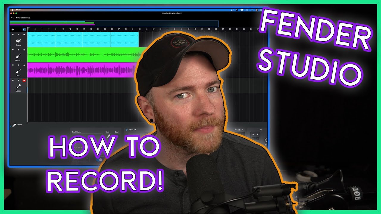 How to Record with Fender Studio - Recording Made Easy For Beginners!